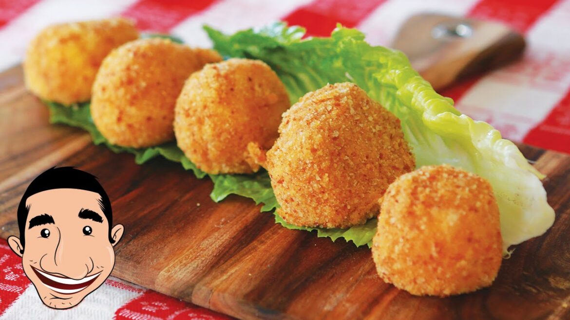 FRIED MOZZARELLA STICKS | Italian Fried Cheese Balls Recipe feat My Mum