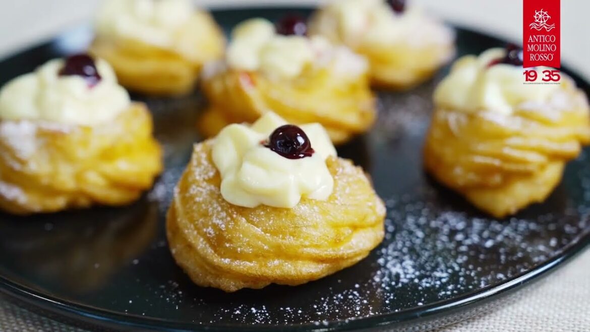 ENG -  Organic Zeppole of ST. Joseph recipe