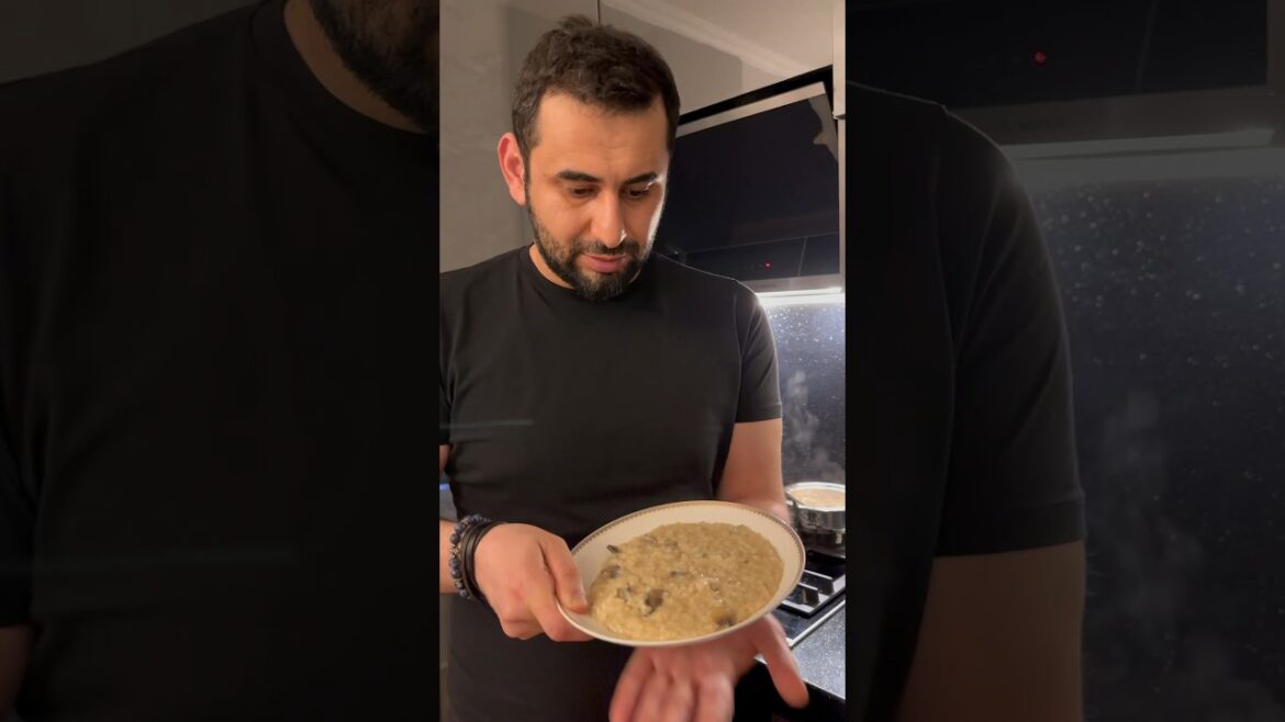 True Italian Porcini Mushroom Risotto#italy #food #chef #cooking #lovefood