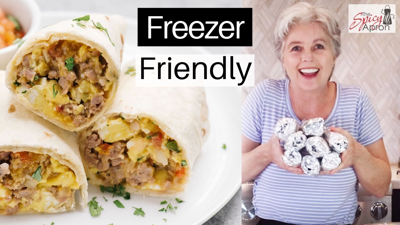 Camping Breakfast Burritos | EASY Make Ahead and Freeze - Dining and ...