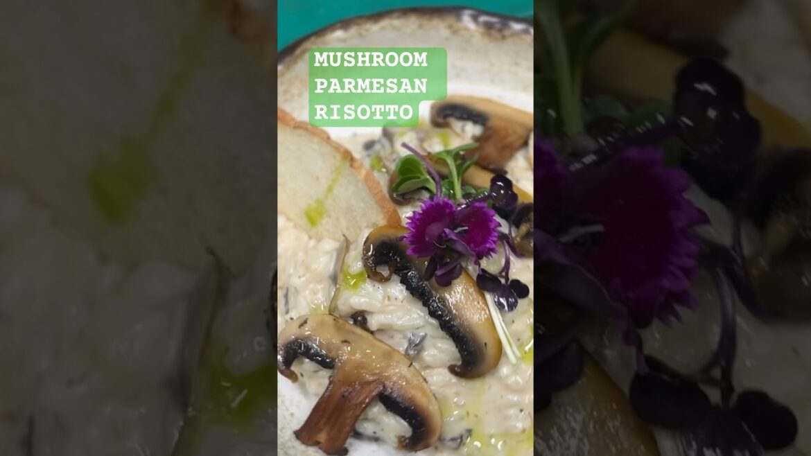 Mushroom Parmesan risotto by CHEF L K TOMAR