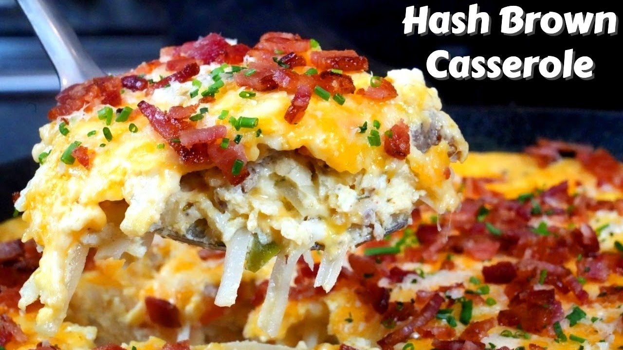 The Best Loaded Hash Brown Casserole | Quick & Easy Breakfast Recipe ...