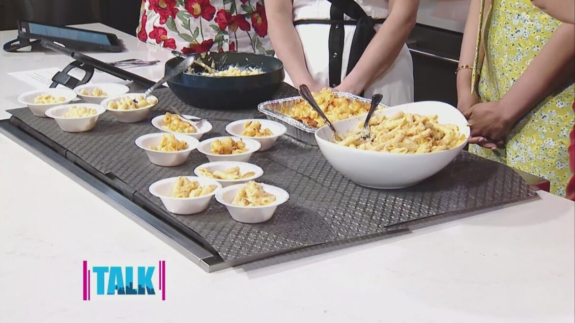 Wing and Mac Smackdown event coordinator judges our mac and cheese dishes