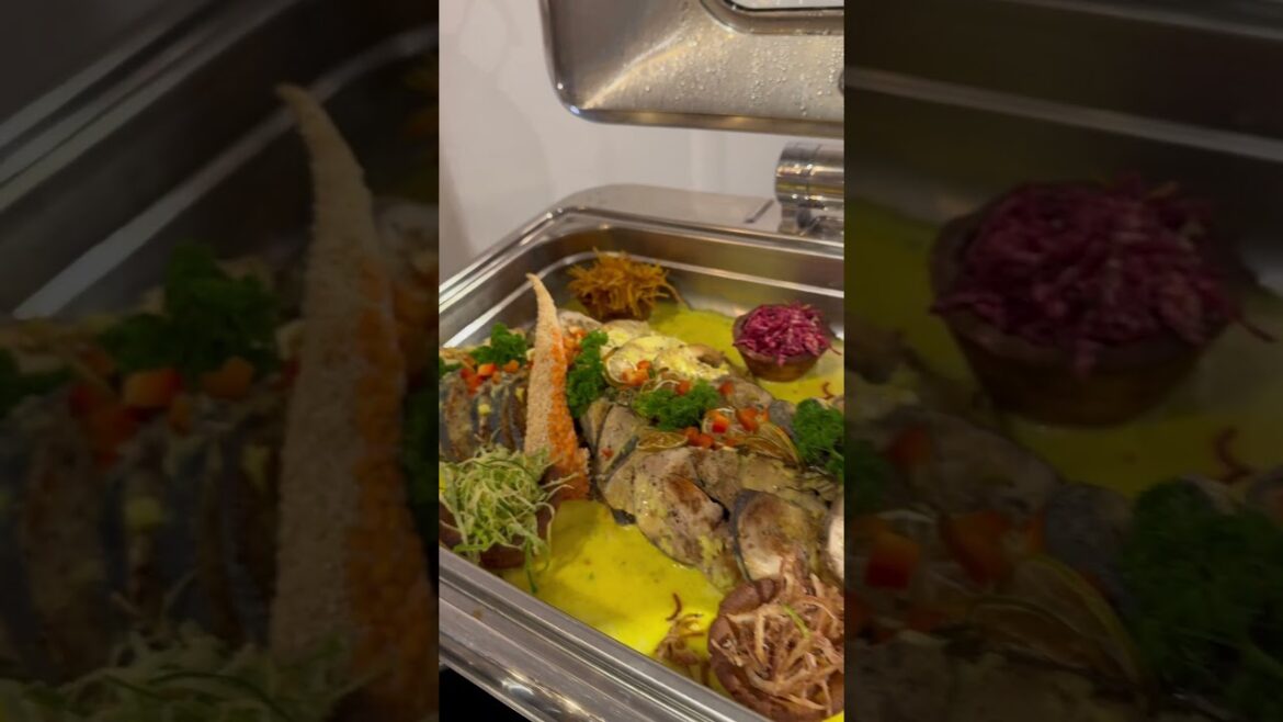 Grilled seer  with  saffron sauce #shorts