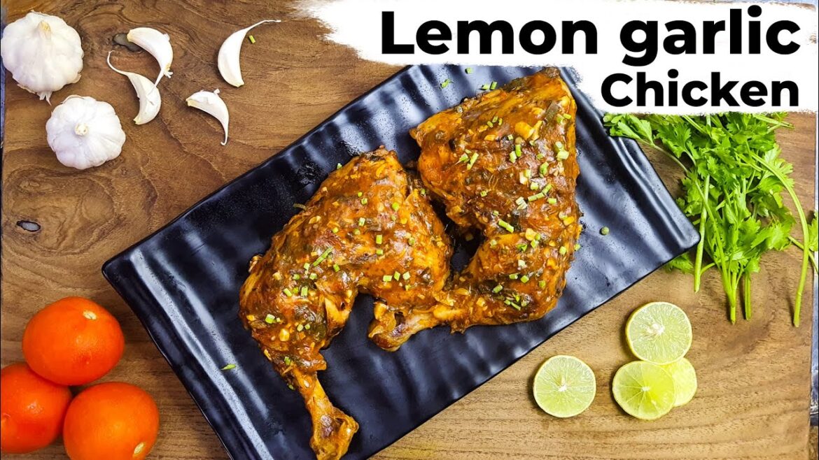 Lemon garlic chicken | lemon chicken | easy lemon garlic chicken | EP-7 @Mr.JustMade