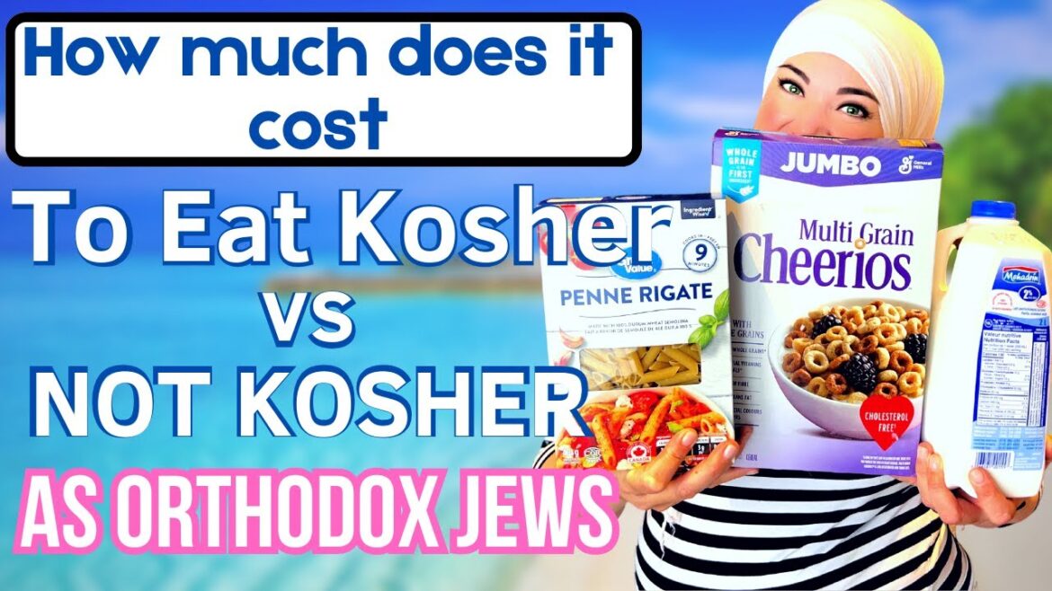How Much Does it Cost to Eat Kosher vs Non Kosher As Orthodox Jews  | Frum It Up