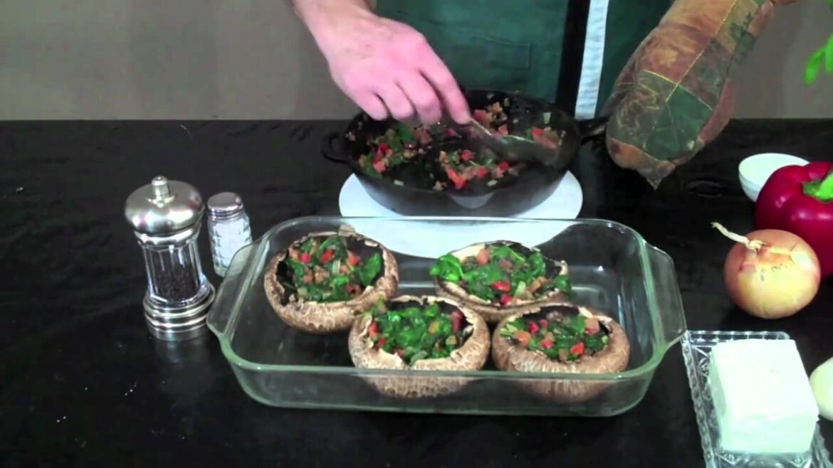 ROASTED STUFFED MUSHROOMS RECIPE