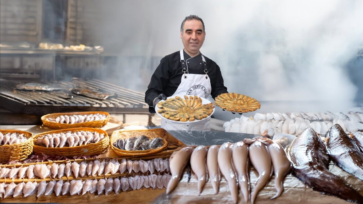 Legendary Turkish fish grill! Turkish street food Legendary Turkish fish grill! Turkish street food