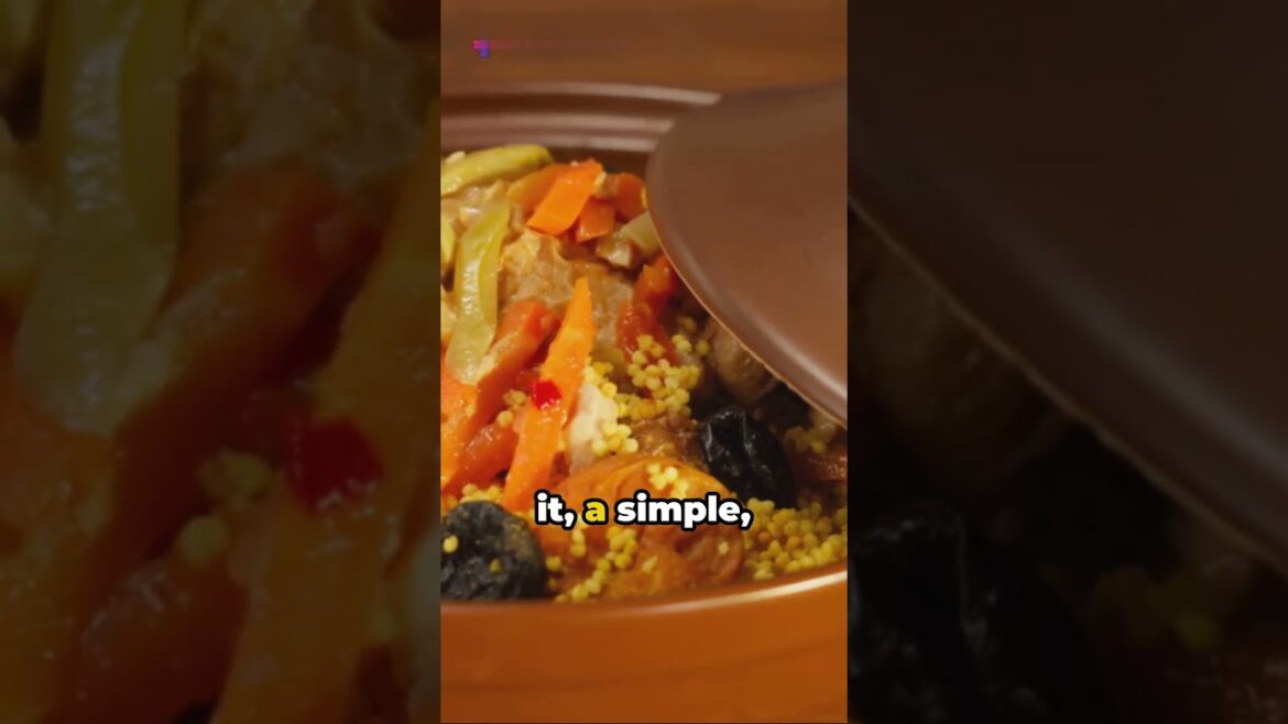 60-Second Moroccan Couscous Magic #food 60-Second Moroccan Couscous Magic #food