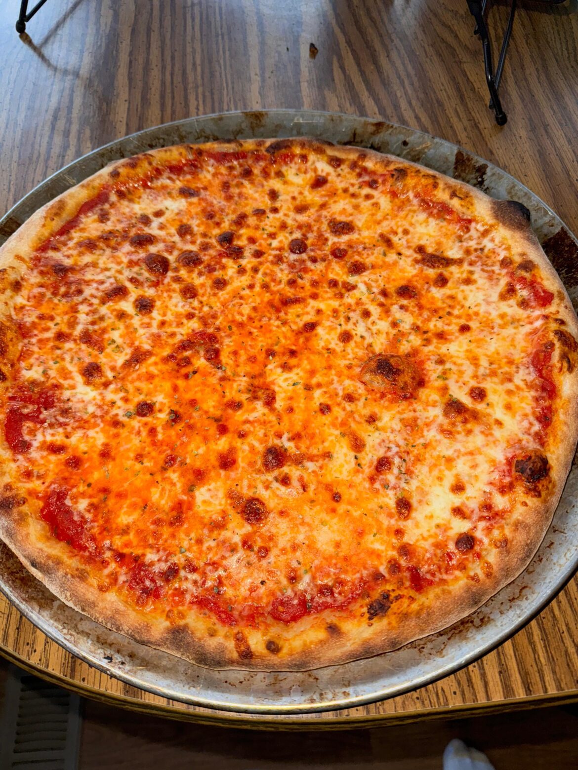 [homemade] cheese pizza.