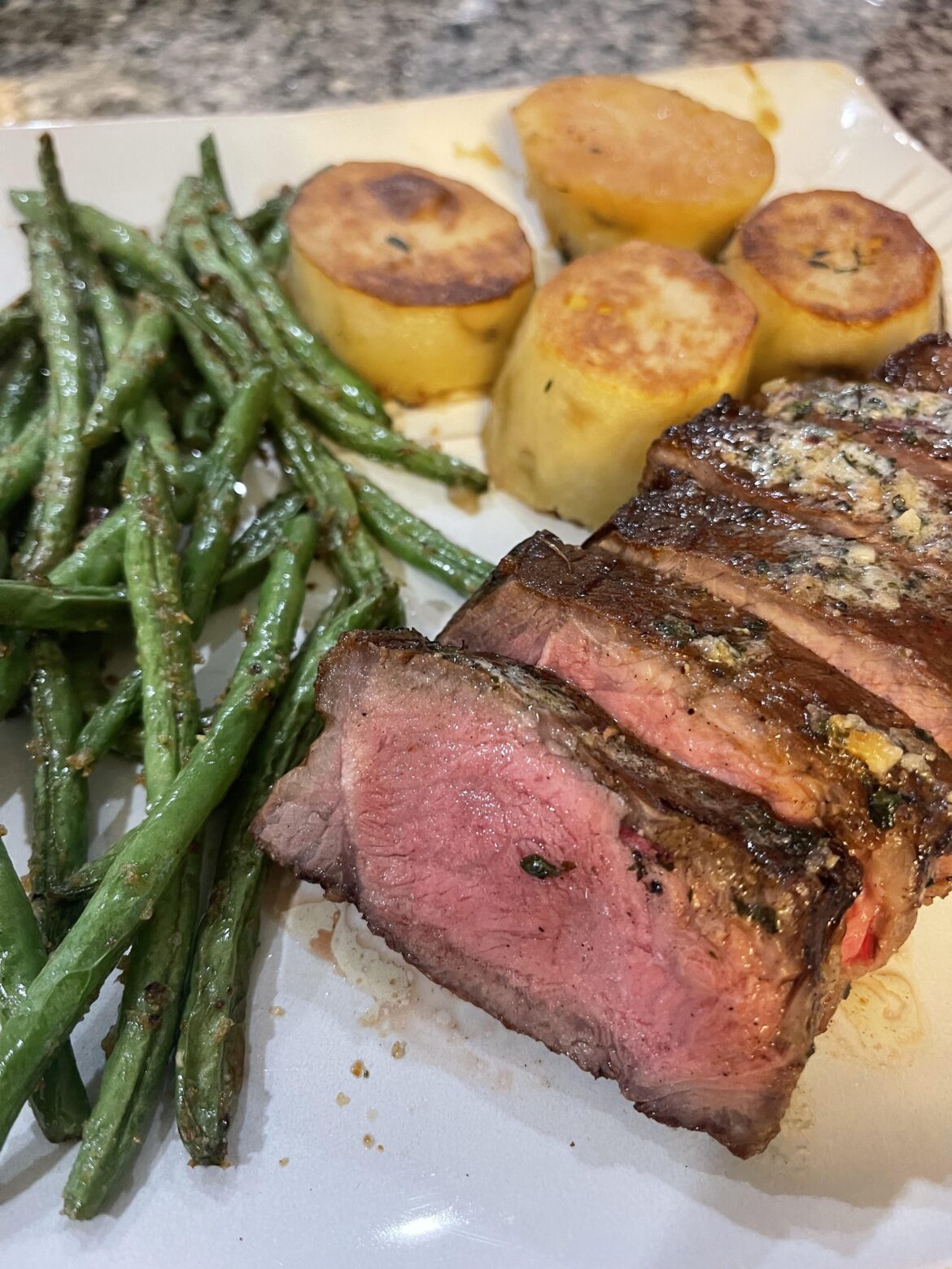 MIL is in town...she put my steak in the microwave right after it was done.