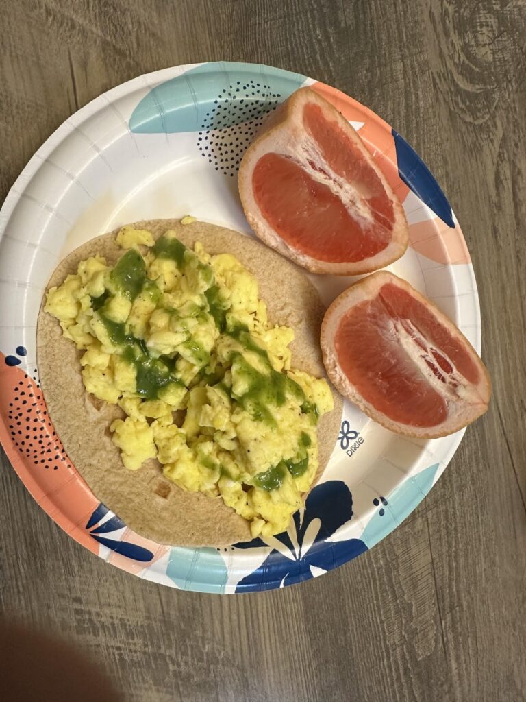 Filling and low calorie breakfast