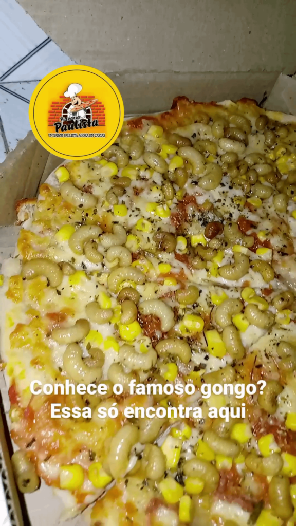 Gongo(Pachymerus nucleorum larvae) pizza