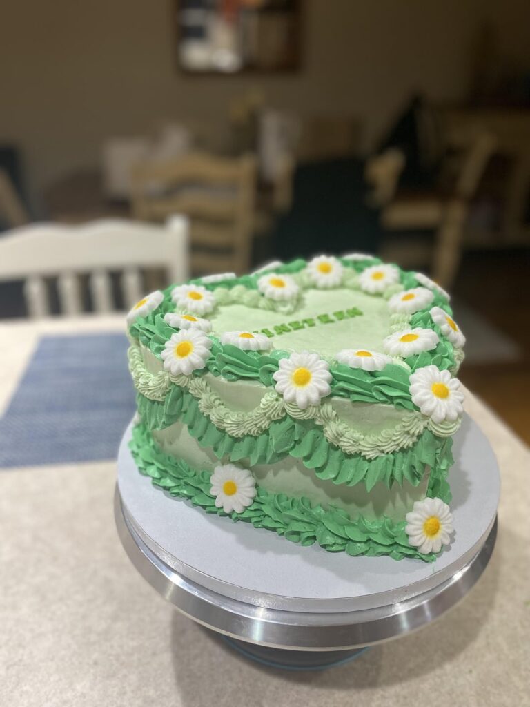 8” cottagecore cake