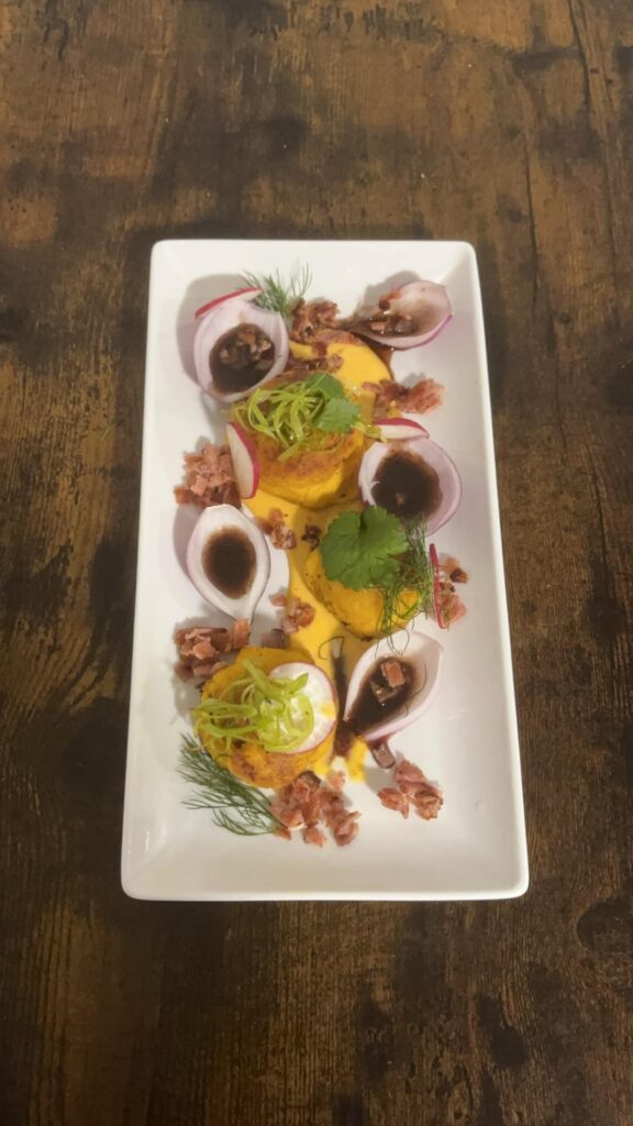 Smoked Gouda & sweet potatoe Croquette’s