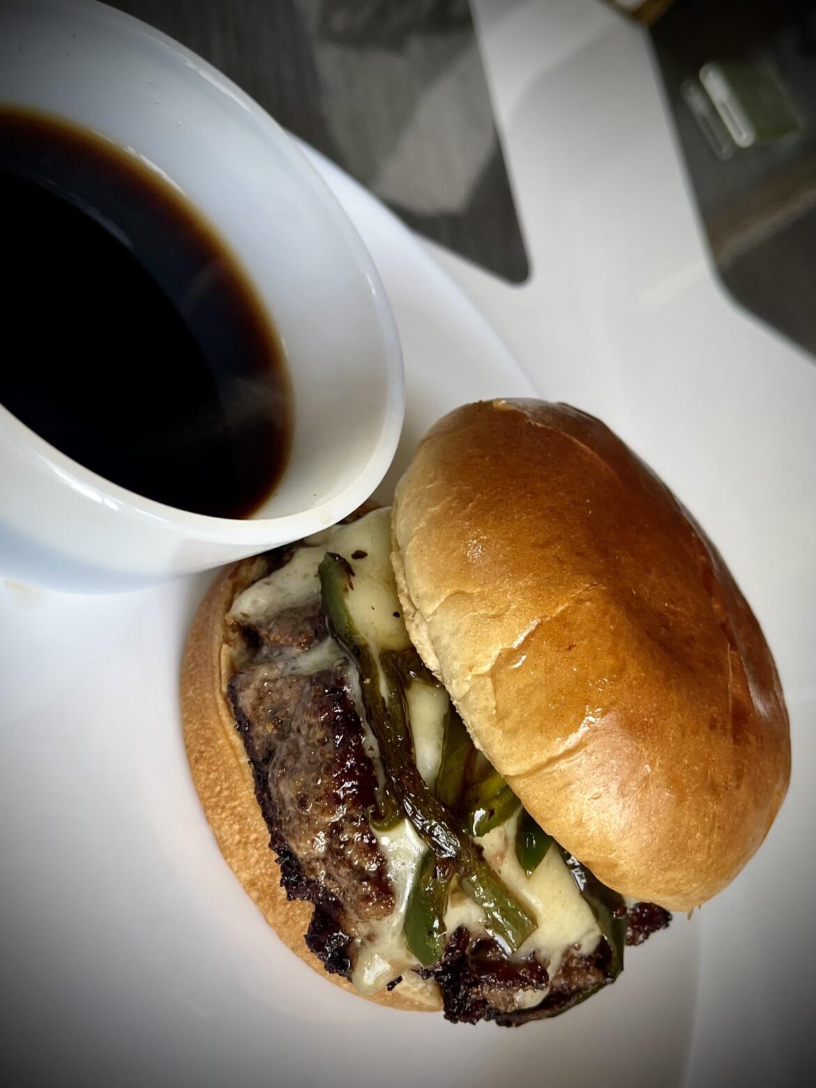 Short rib/brisket blend burger….