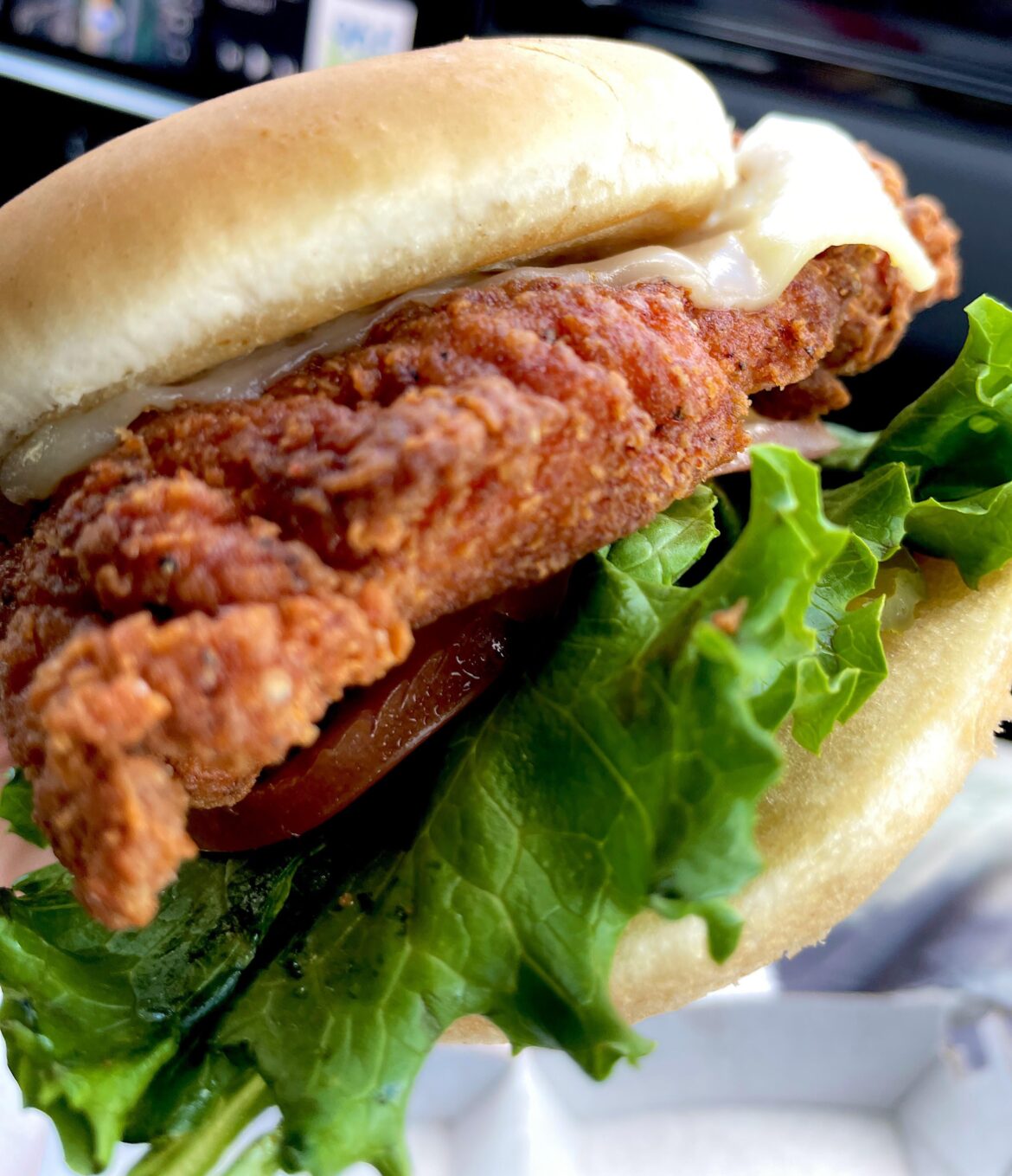 Fried chicken sandwich