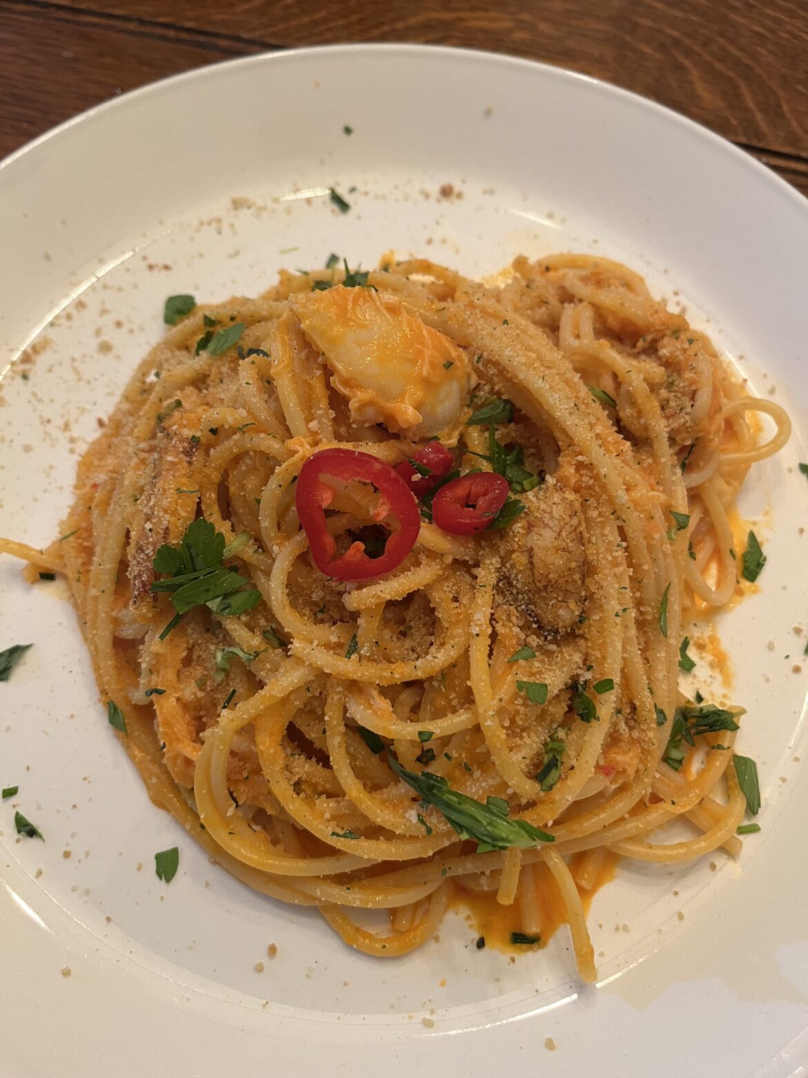 Kenji’s Pasta With Crab, Tomato, and Chiles