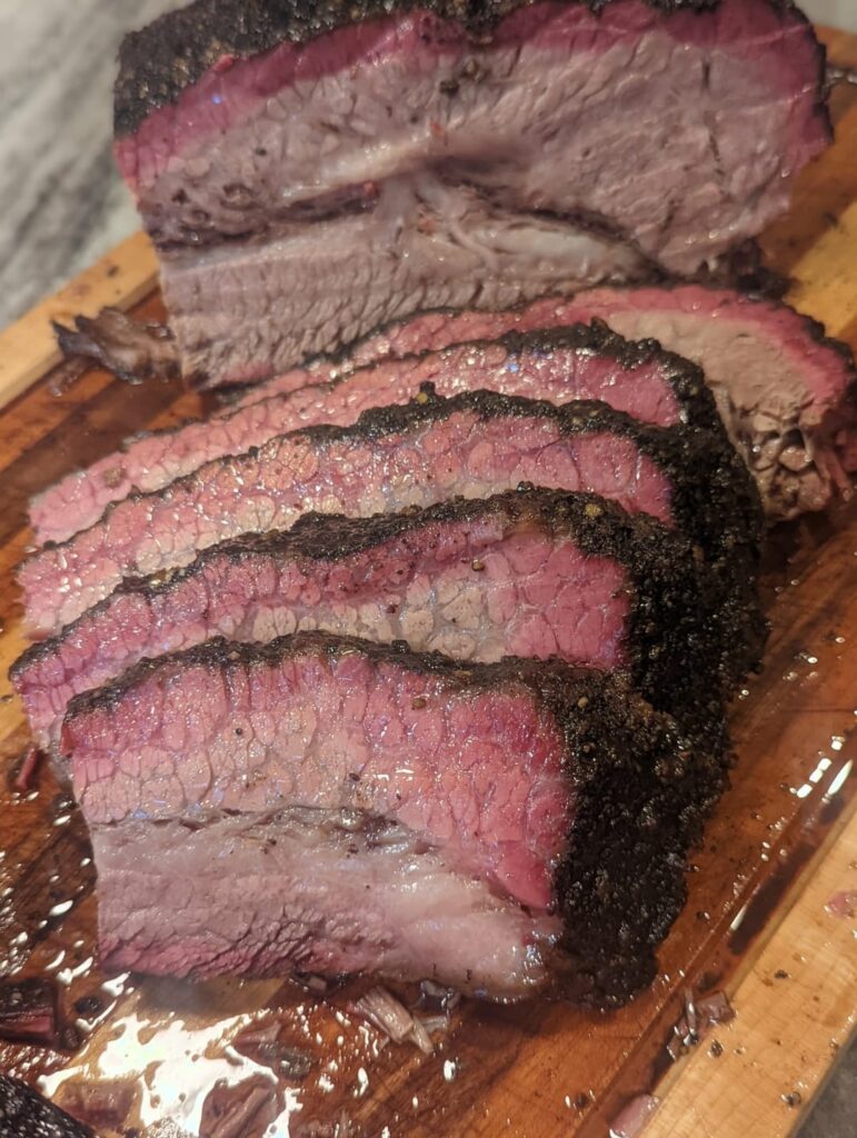 Smoking the Briskets
