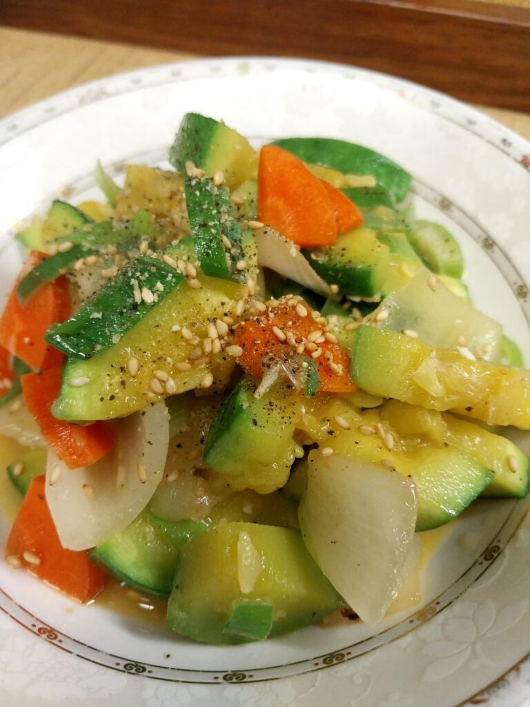 Stir-fried Korea Zucchini