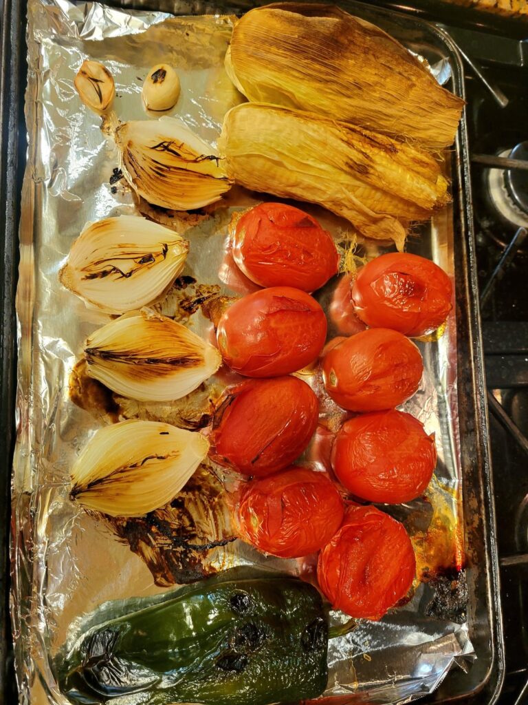 First time dry roasting corn this way. Should I have done it differently?