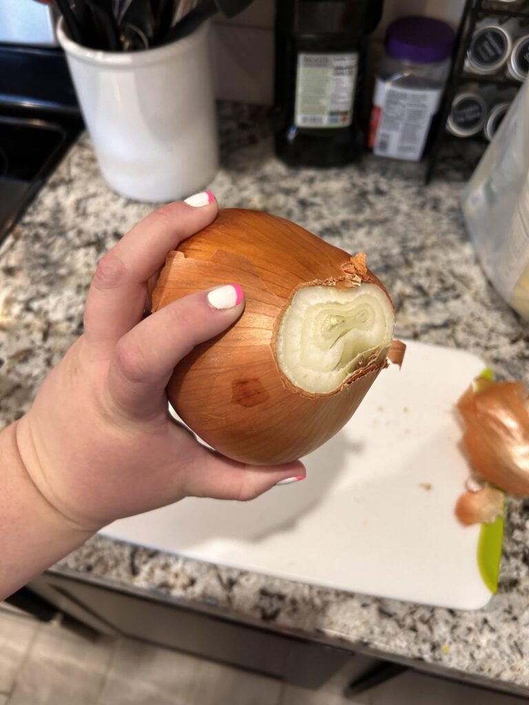 Triple conjoined onion!
