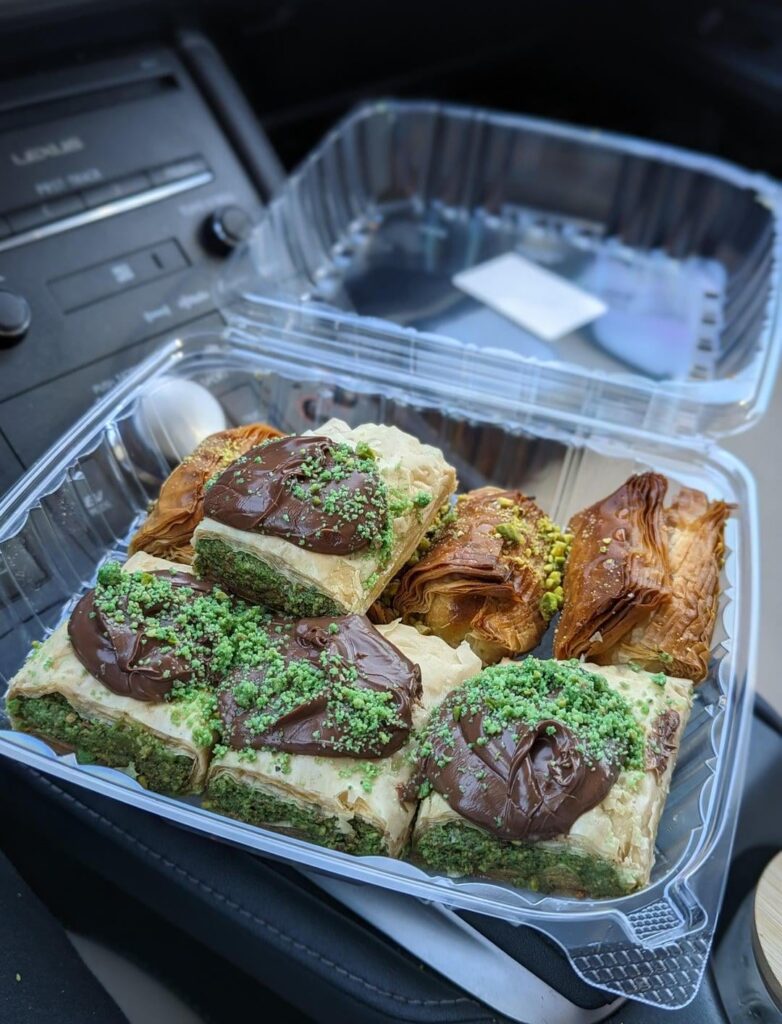 Baklava House. A little expensive, but good