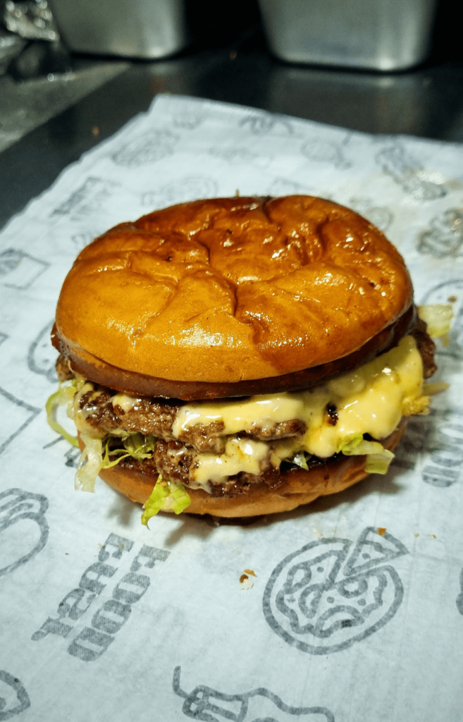 Double smash burger