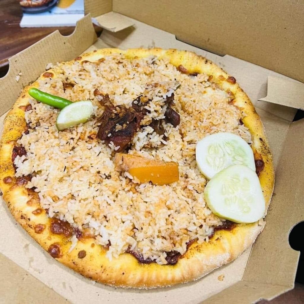 Dum Biryani Pizza for Eid