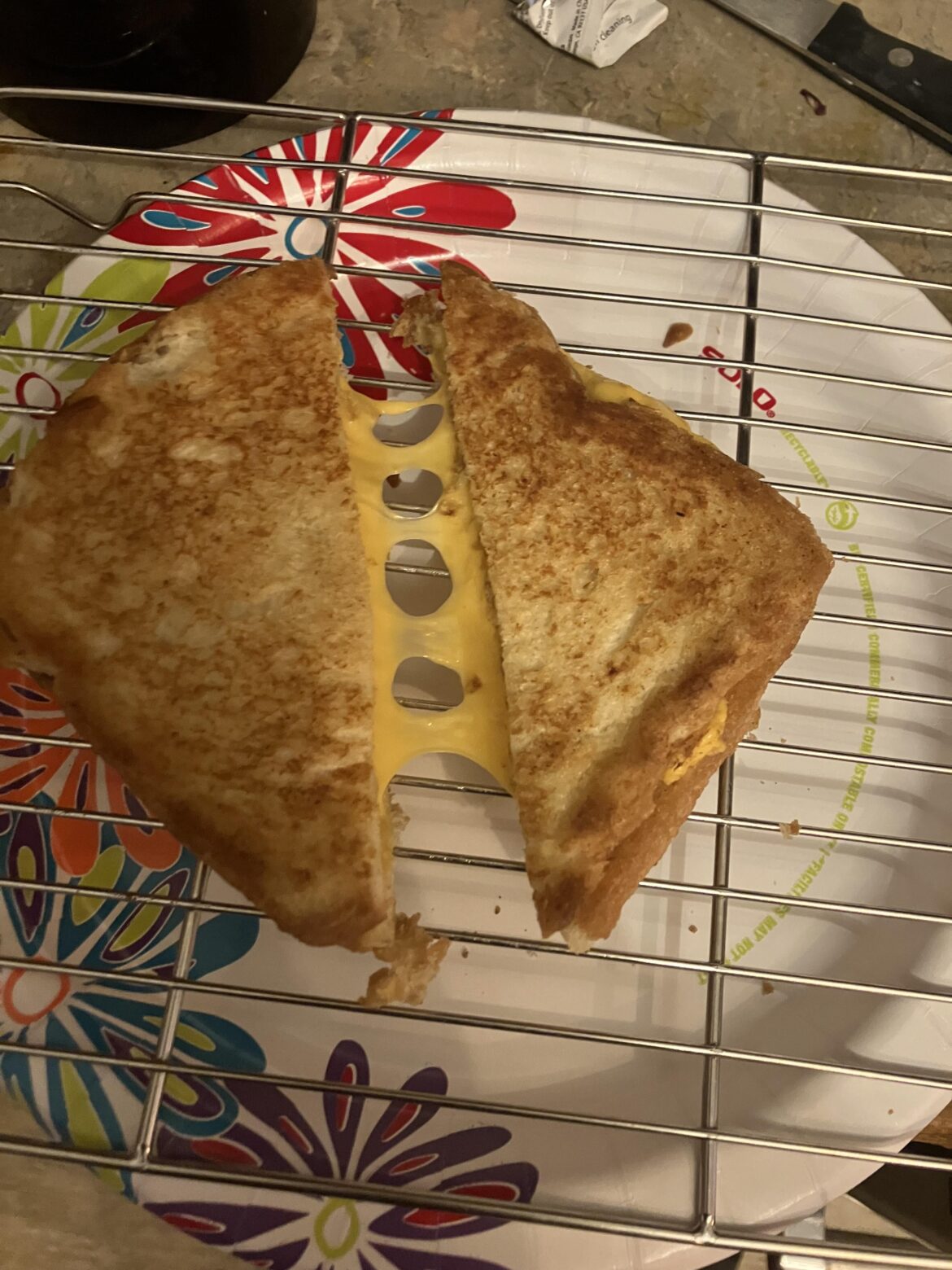 New and improved grilled cheese