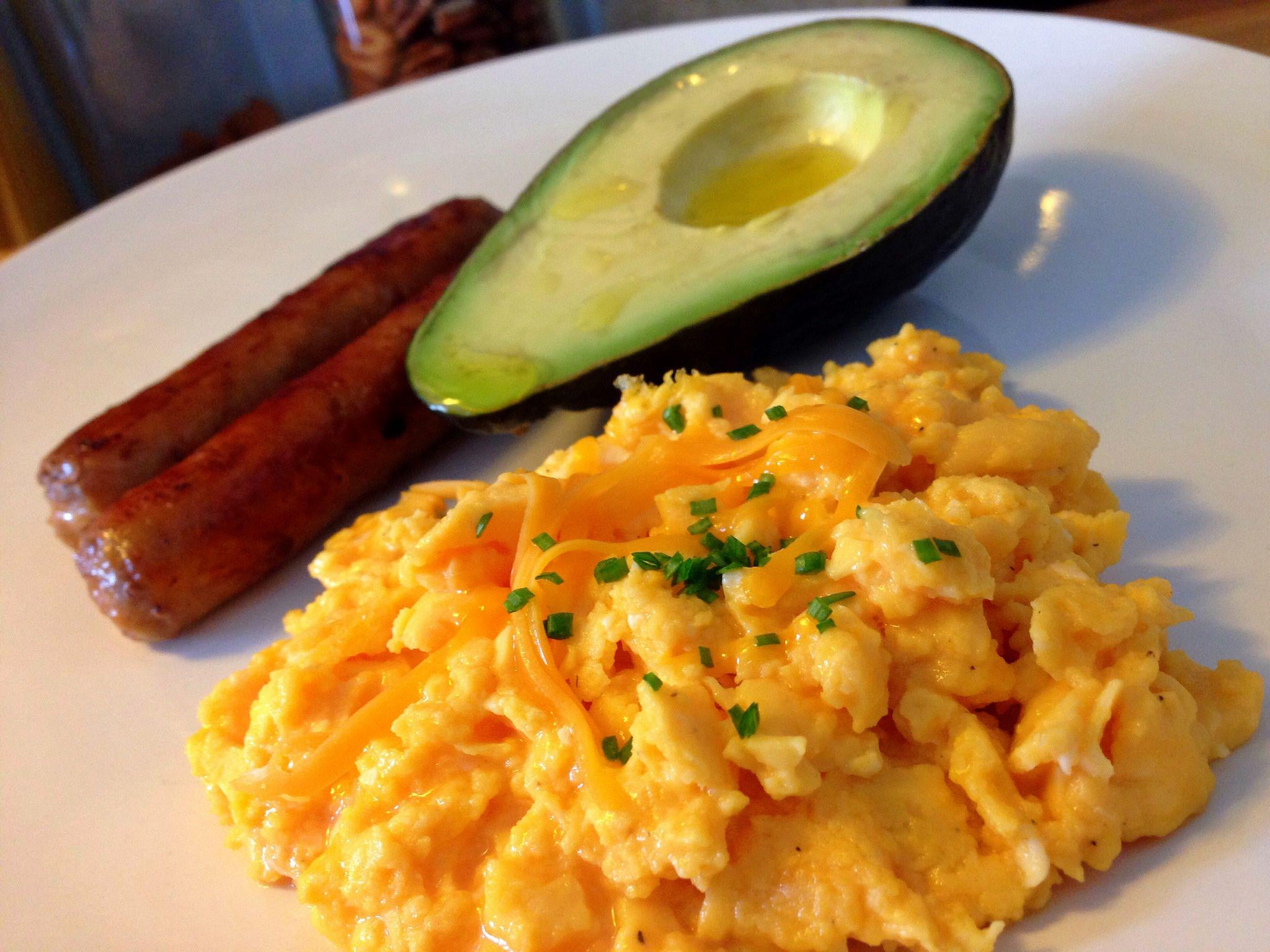Low and slow scrambled eggs for Saturday morning breakfast Dining and