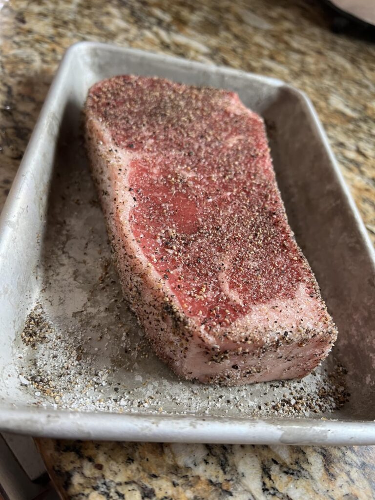 Dog and I went solo tonight. So I made a steak for us. Dog and I went solo tonight. So I made a steak for us.