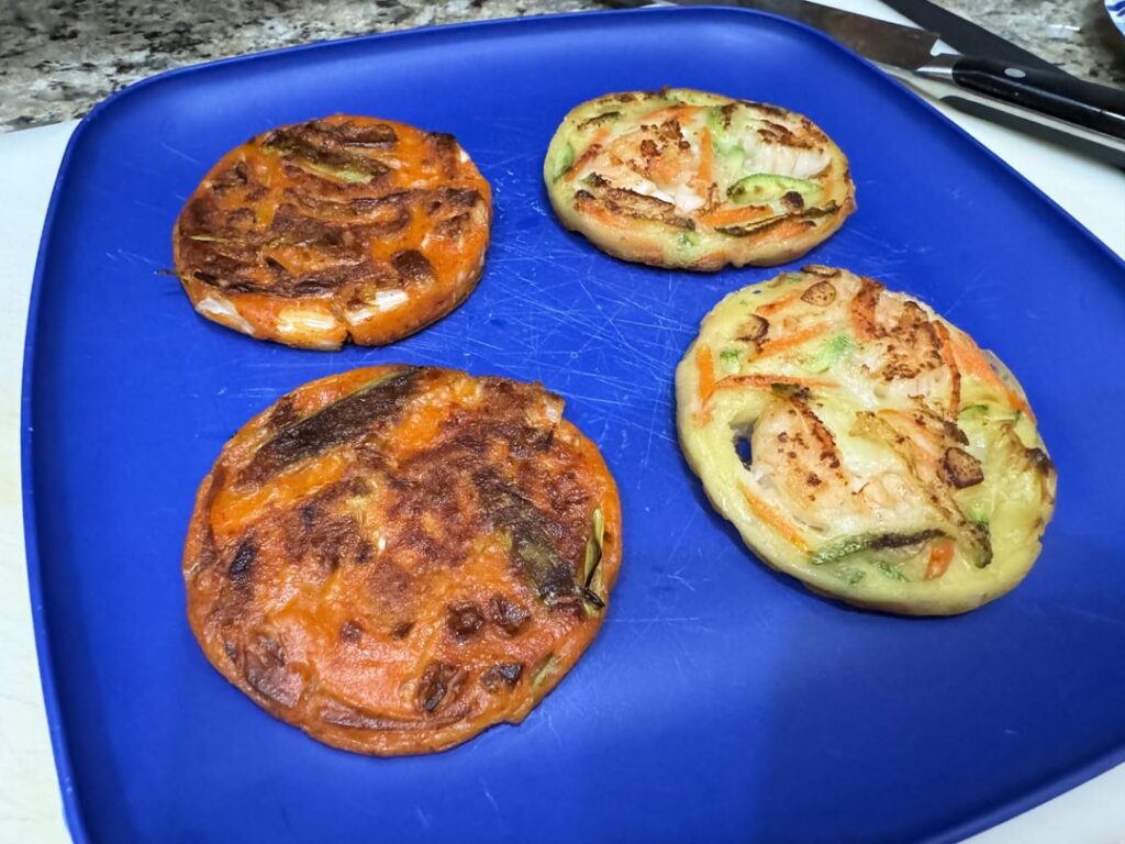 I made jeon using an egg mold😆