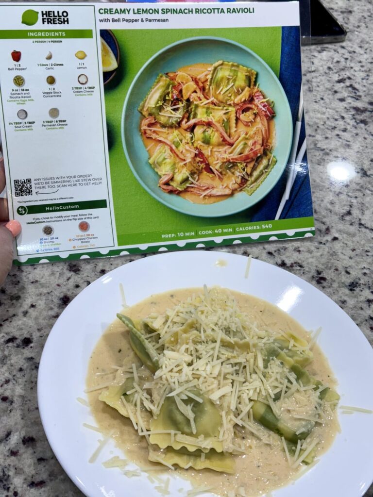 Creamy Lemon Spinach Ricotta Ravioli Creamy Lemon Spinach Ricotta Ravioli