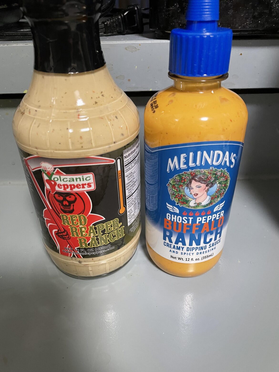 Melinda’s Ghost Pepper Buffalo Ranch & Red Reaper Ranch