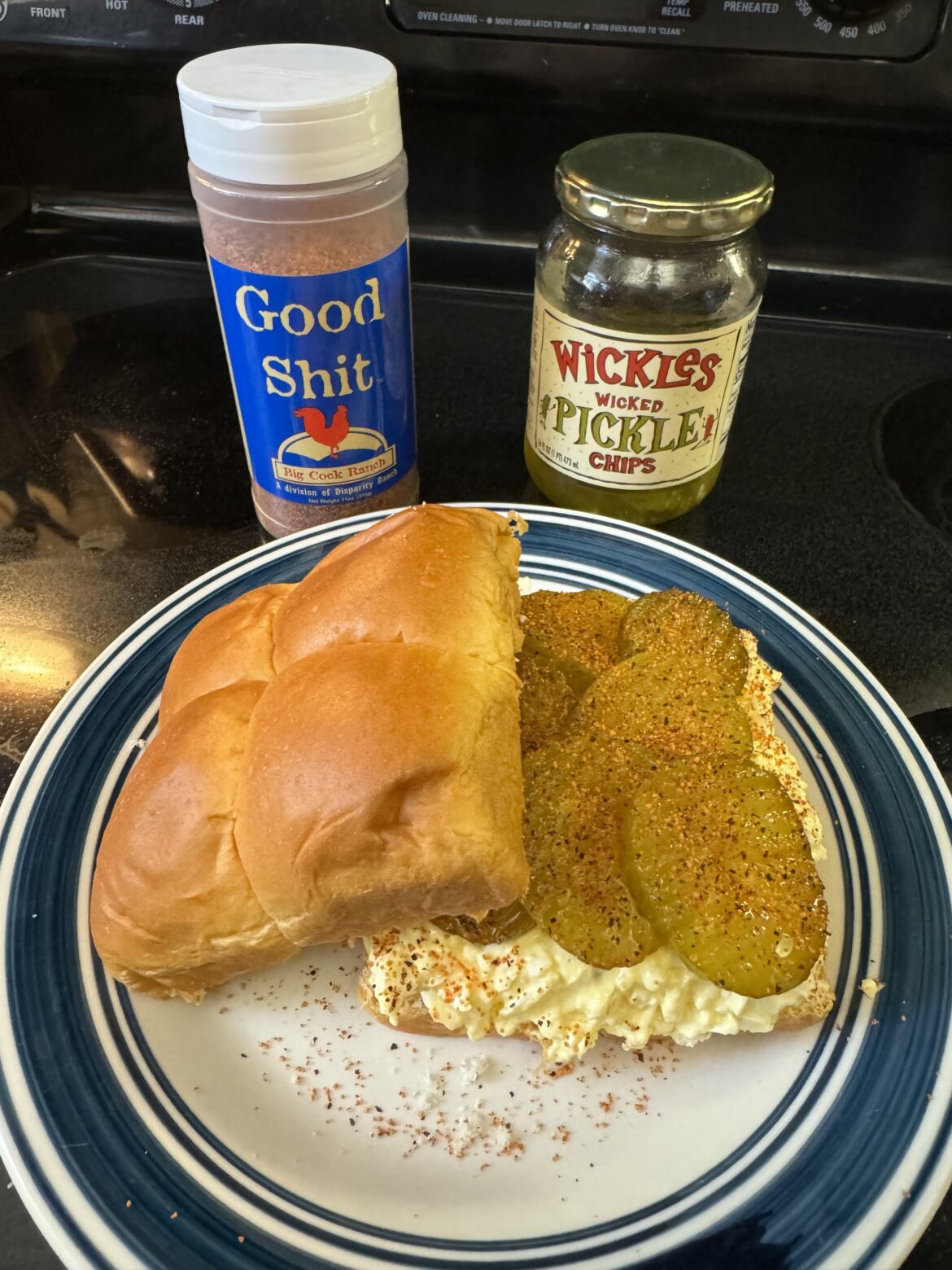 My take on a classic, egg salad sandwich