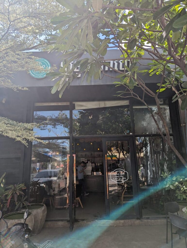 Lotus Cafe in Krong Kampot, Cambodia