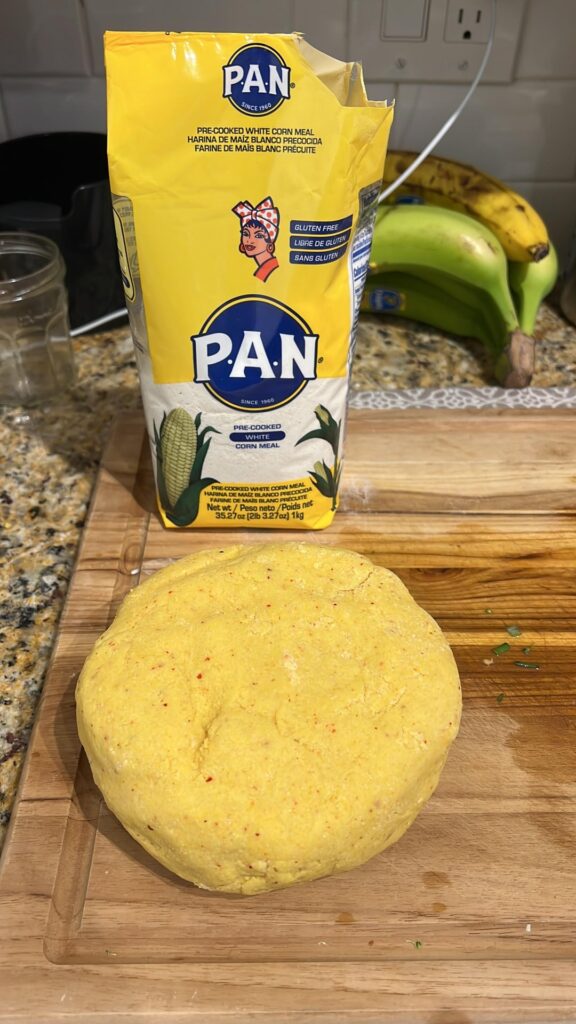 Corn dough empanadas