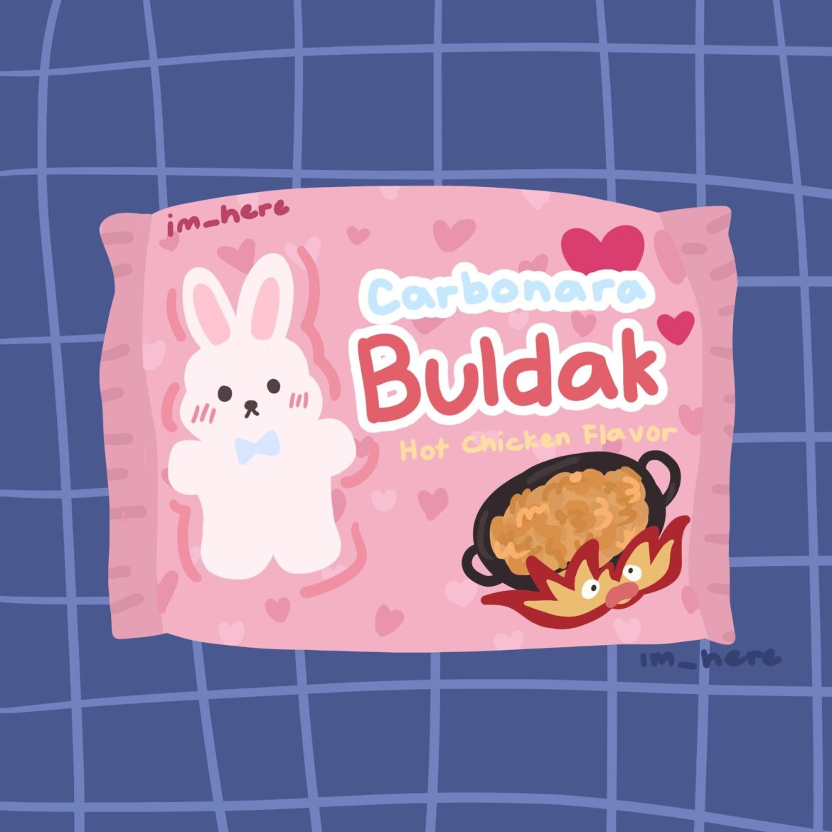I drew a carbonara buldak :DD