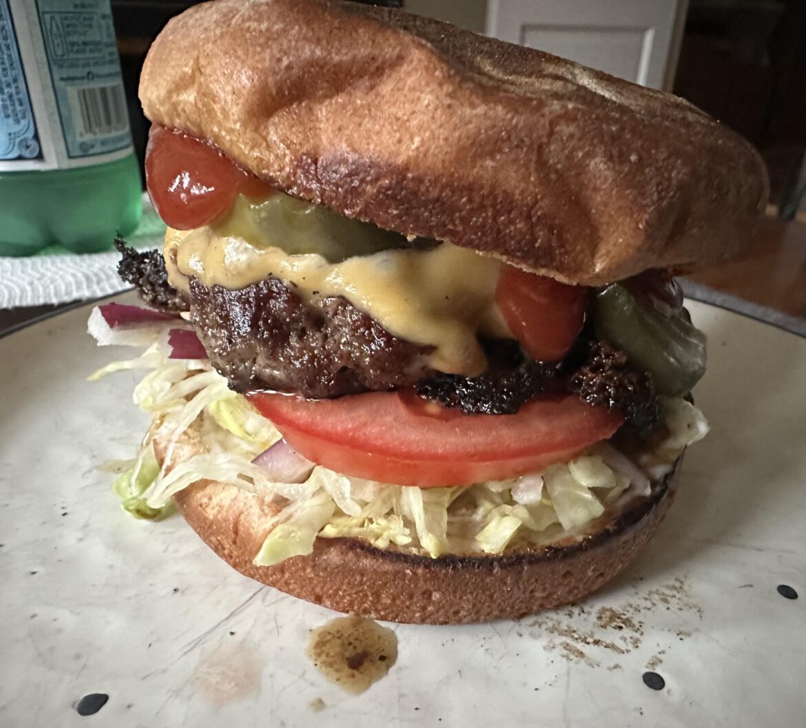 Couldn’t make it to In-N-Out today. Had to improvise… Couldn’t make it to In-N-Out today. Had to improvise…