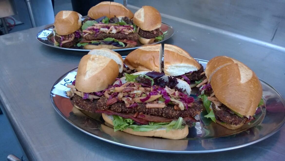 Just found this page! My top 10 round sandwich at the World Food Championships (more than) a few years ago. Description in the comments.