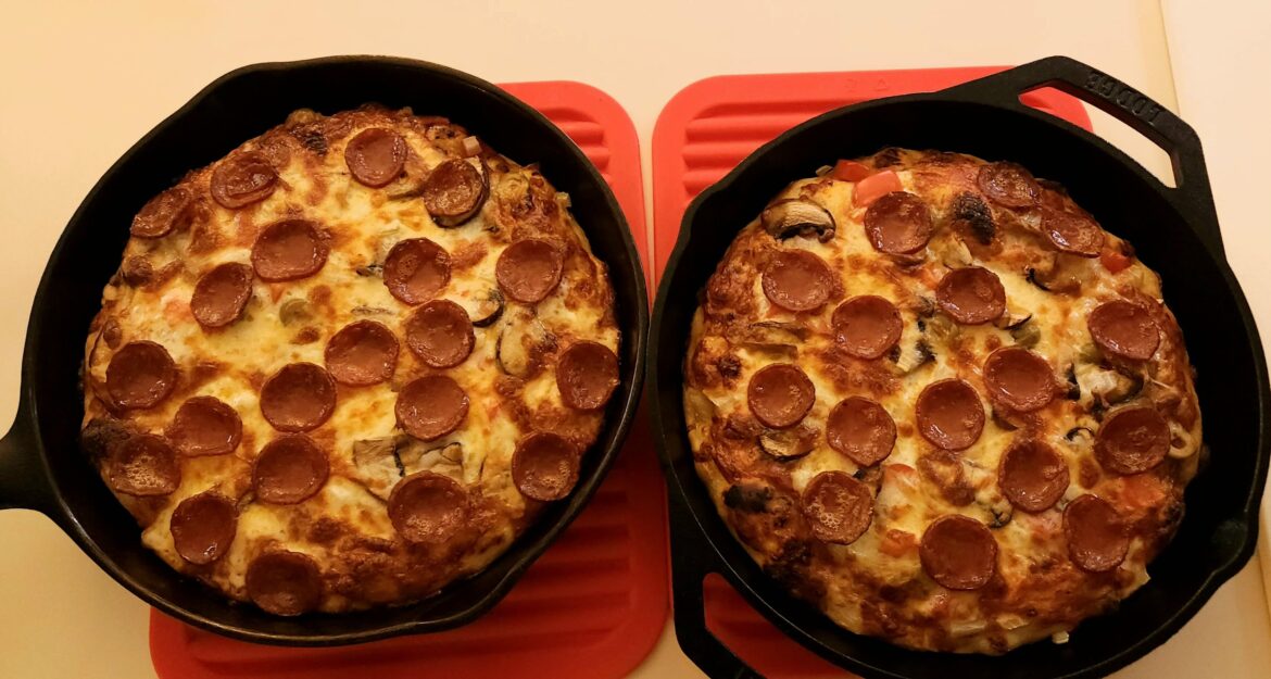 A Kenji inspired pan pizza