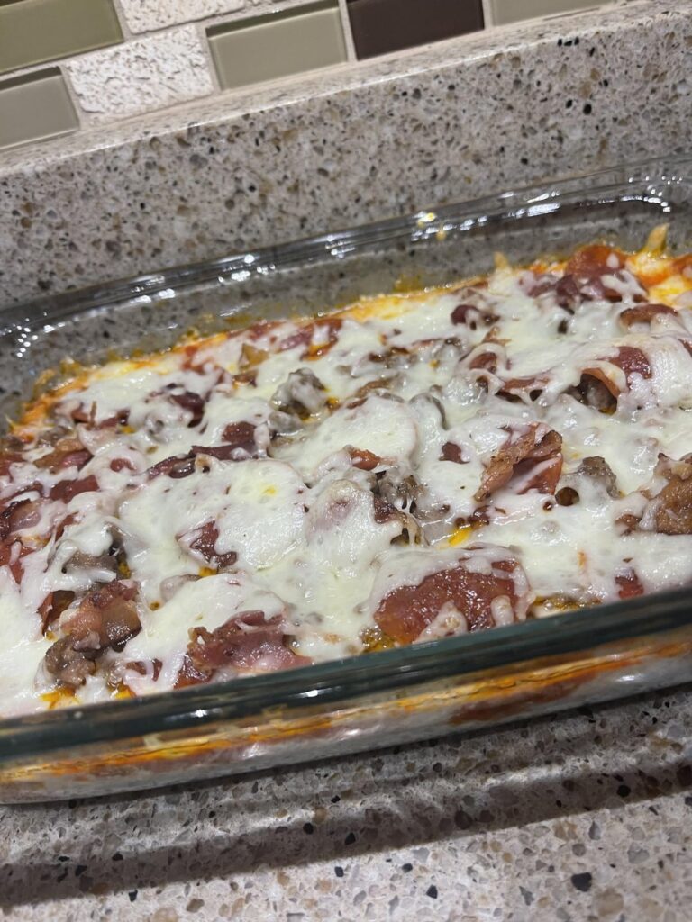 Tried the TikTok cottage cheese pizza bowl. It’s very good! Tried the TikTok cottage cheese pizza bowl. It’s very good!