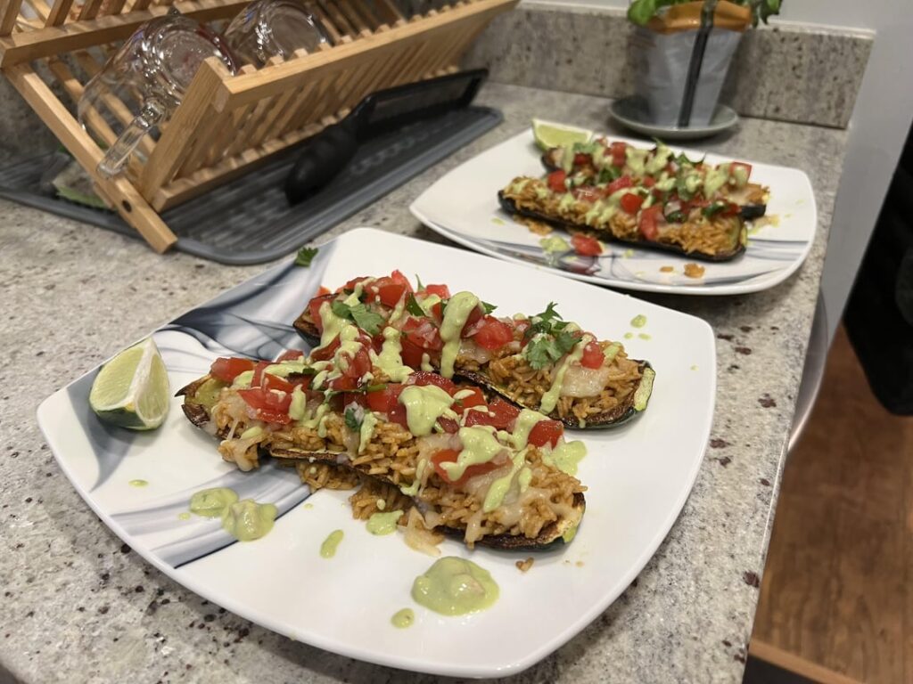 Stuffed Zucchini Boats!