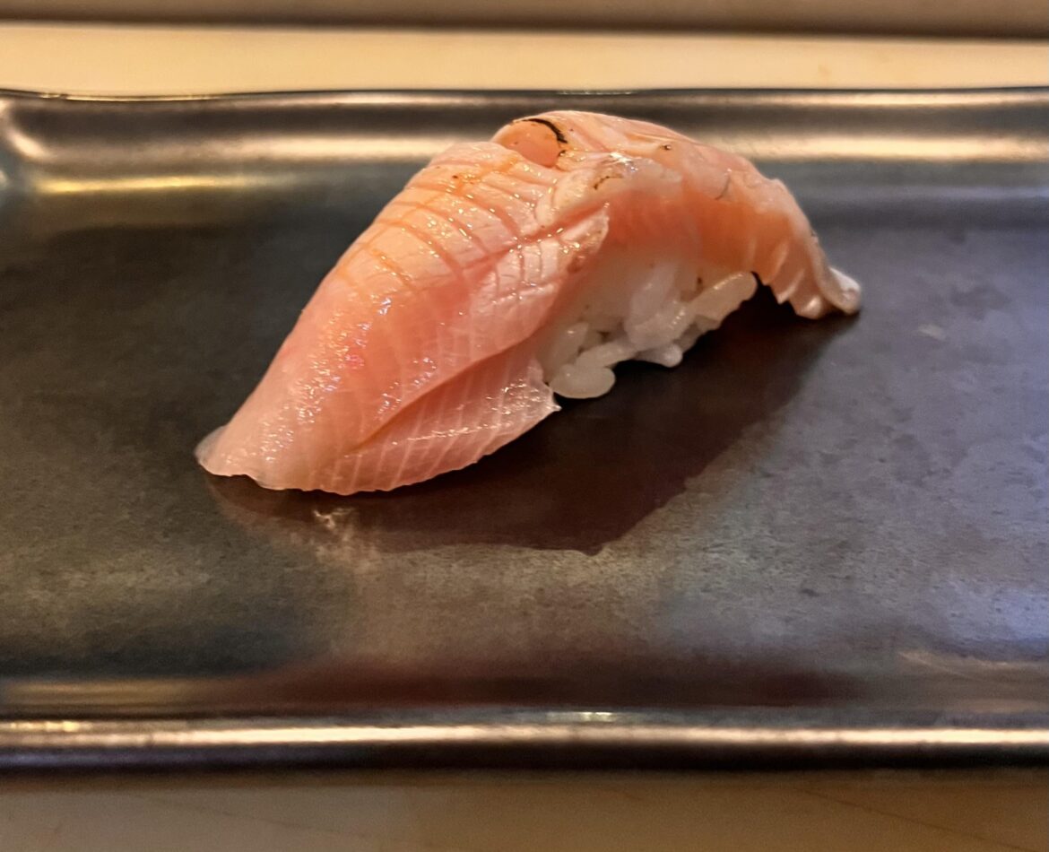 My. Aburi-Hamachi. nigiri.