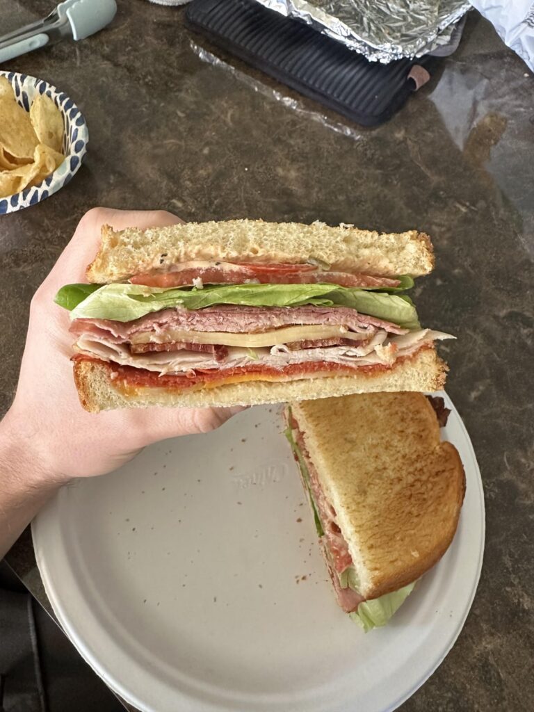 Excuse the messy counter. Couldn’t clean before eating. Excuse the messy counter. Couldn’t clean before eating.
