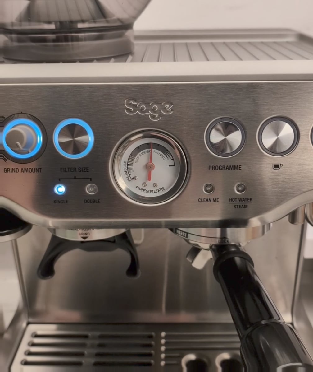 Sage barista express pressure Problem? Dining and Cooking