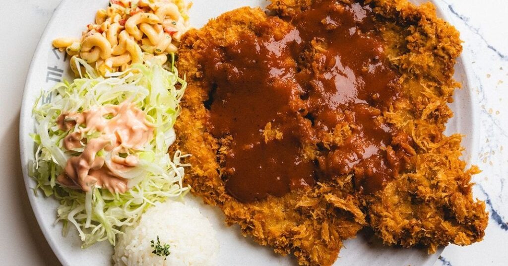 Koreatown’s New Donkatsu Restaurant Sells Hundreds of Giant Pork Cutlets a Day