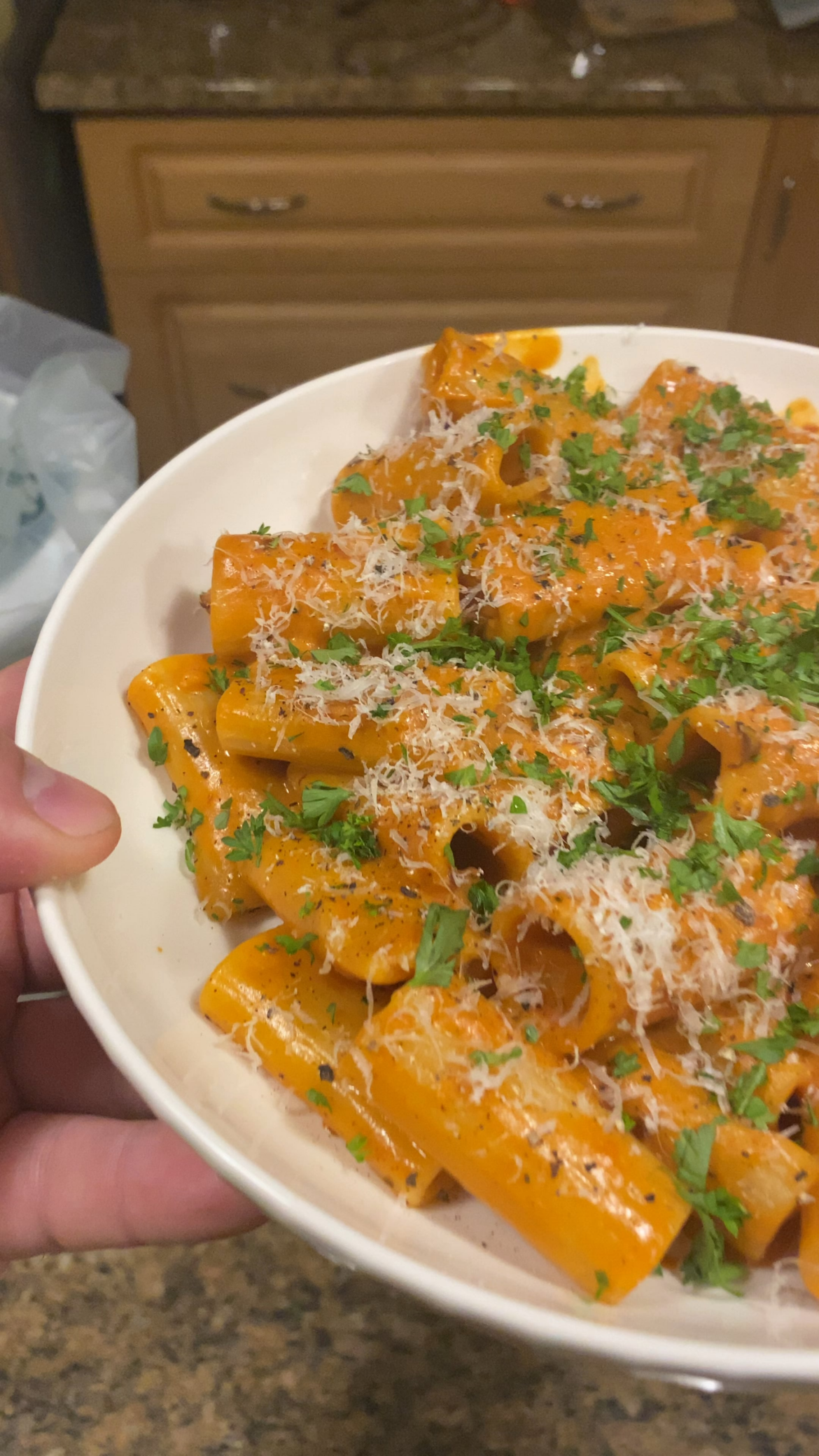 Vodka rigatoni