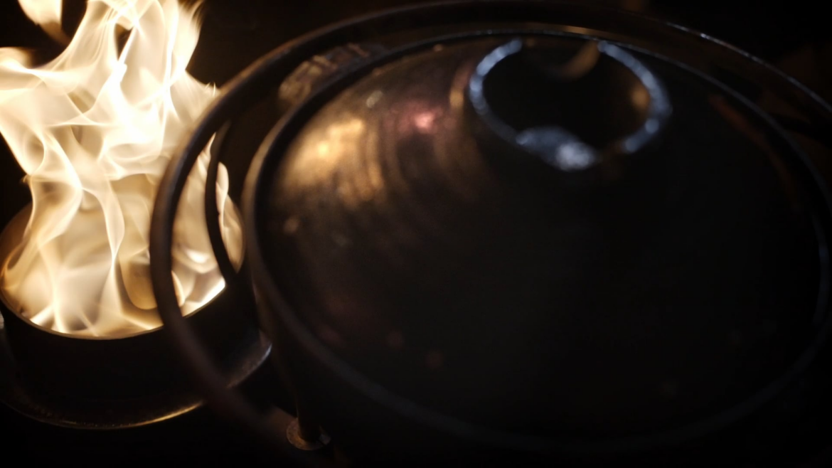 I made the Red Curry Noodle Soup recipe, so I could play with my new home built wood pellet thermo-electric stove :)